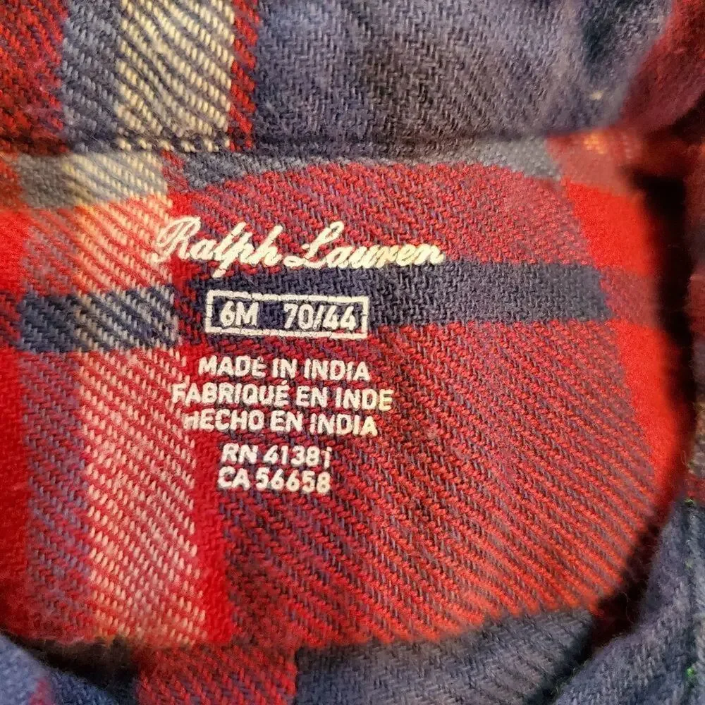 Ralph lauren 6 month button down polo